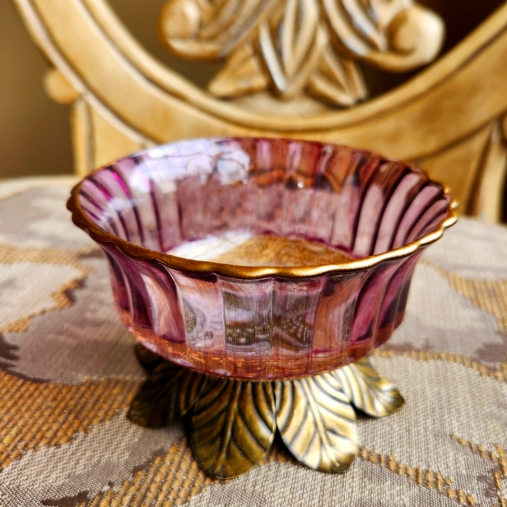 Vintage multipurpose glass dish